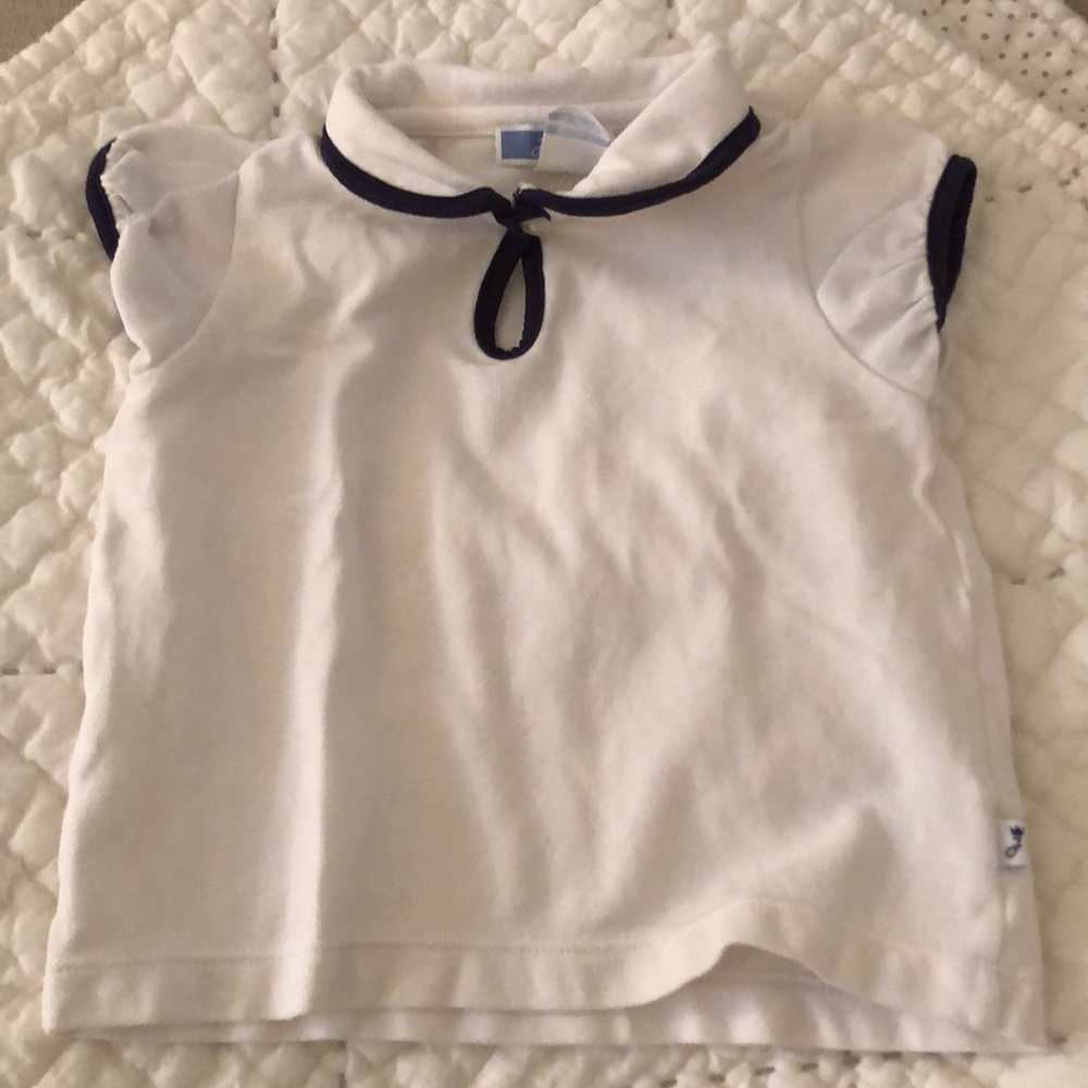 Jacadi cap sleeve shirt